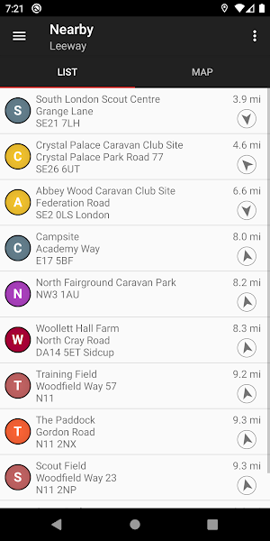 Campsite Finder Screenshot 3