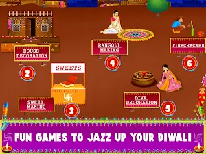 Indian Diwali Celebrations - Diwali Games Screenshot 1