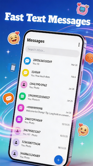 Fast Text Messages Screenshot 0