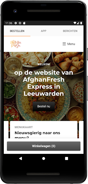 AfghanFresh Express Leeuwarden Screenshot 0