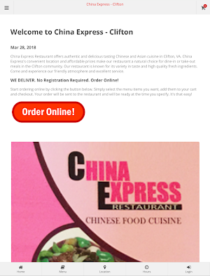 China Express Clifton Ordering Screenshot 3