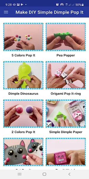 Make DIY Simple Dimple Pop It Screenshot 0