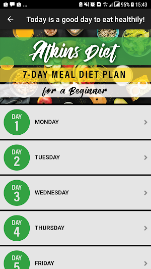 Atkins Diet: 7-Day Meal Diet P Screenshot 2