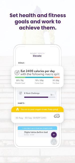 Novant Health Elevate App Screenshot 3