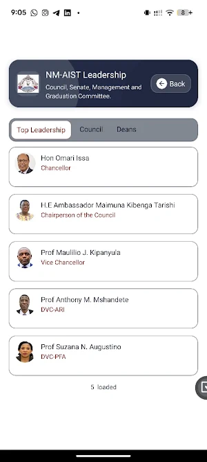 NMAIST GRADUATION Screenshot 2