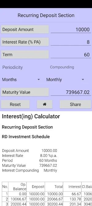 Interest(ing) Calculator 2 Screenshot 0