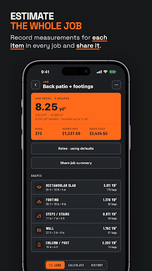 Concrete Calculator: RawMath Screenshot 2