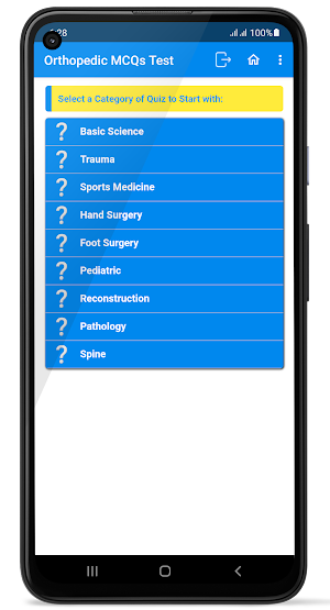 Orthopedic MCQ Test Pro Screenshot 2