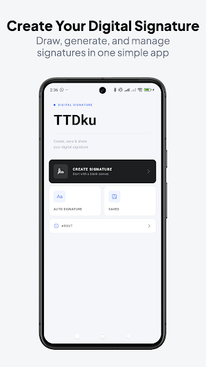 TTDku - Signature Maker Screenshot 0