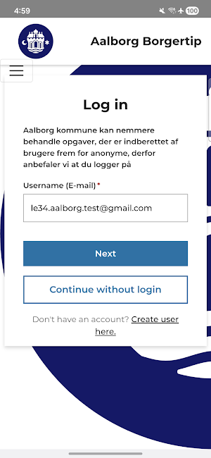 Aalborg Borgertip Screenshot 1