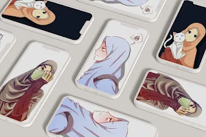 Cute Hijab Muslimah Wallpaper Screenshot 2