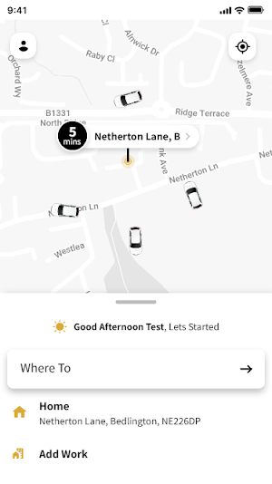 Dial a Car Taxis Screenshot 1