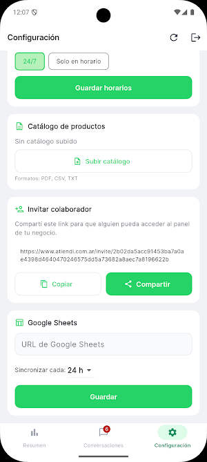 Atiendi Screenshot 3