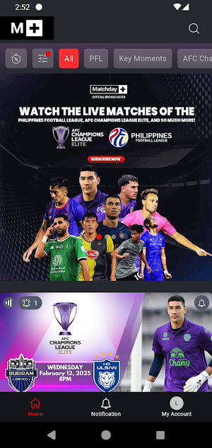 Matchday+ Screenshot 1