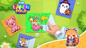 Fun Paper Fold: Folding Game Screenshot 0