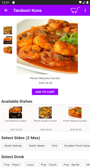 Hekimax Restaurant App - Tando Screenshot 1