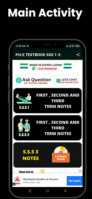 Health Education (S.S.S 1-3) Screenshot 1