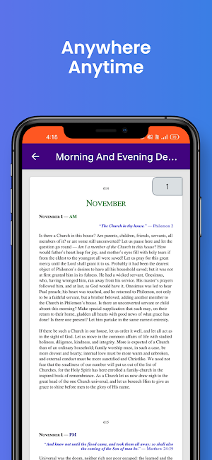 Morning And Evening Devotional Screenshot 3