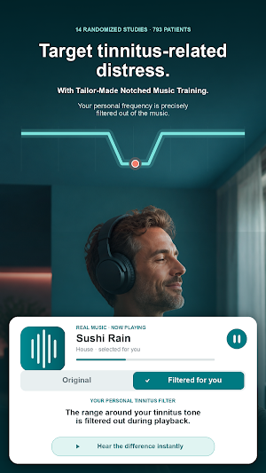 Tinnibuddy Tinnitus App Screenshot 0