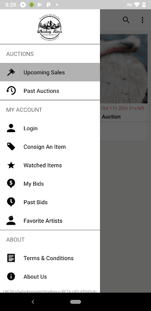 Whiskey River Auction House Screenshot 3