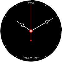 Clean Modern Analog Watch Face