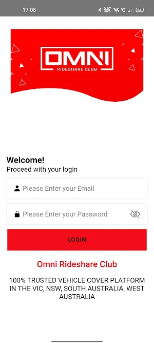 Omni Rideshare Club Screenshot 1