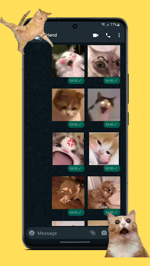 Stickers - Cats WASticker 2023 Screenshot 3