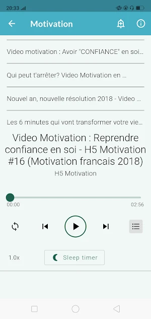 H5 motivation audio en français Screenshot 3