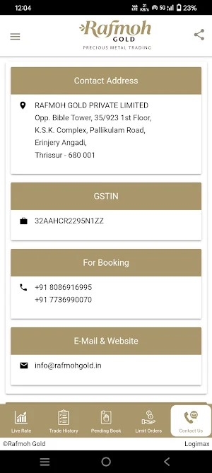 Rafmoh Gold Screenshot 1