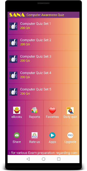 Computer Awareness quiz Screenshot 0