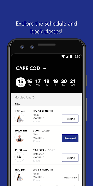 LIV Fitness Screenshot 2