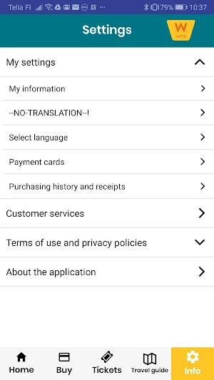 Waltti Mobile Screenshot 0