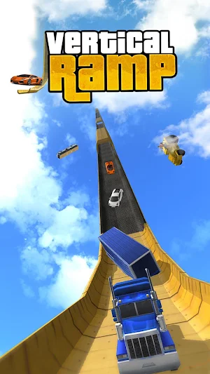 Vertical Ramp Impossible 3D Screenshot 0