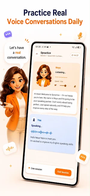 Spractice - Speaking Practice Screenshot 0