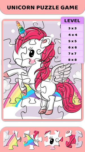 Unicorn Puzzle Game Screenshot 1