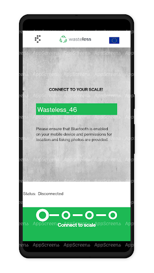 Wasteless scale app Screenshot 2