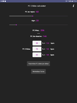 FC Cibles calculator Screenshot 0