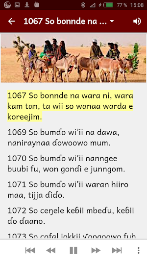 Fulfulde proverbes avec audio vol.4 Screenshot 2