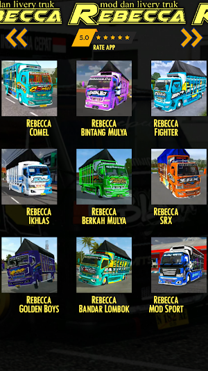 Mod and Livery Truck Rebecca Screenshot 2
