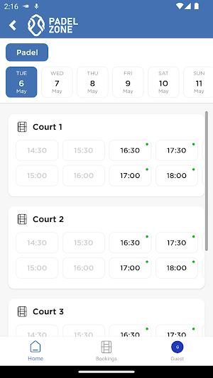 Padel Zone Kosovo Screenshot 2