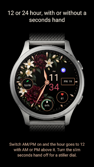 Herbarium Hybrid Watch Face Screenshot 2