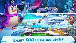 Jewel Match 3 - Penguin Story Screenshot 1