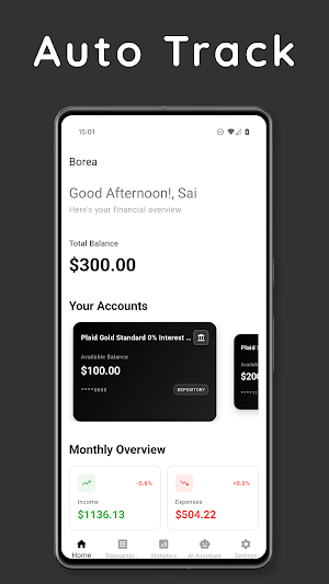 Borea : AI Expense Tracker Screenshot 0