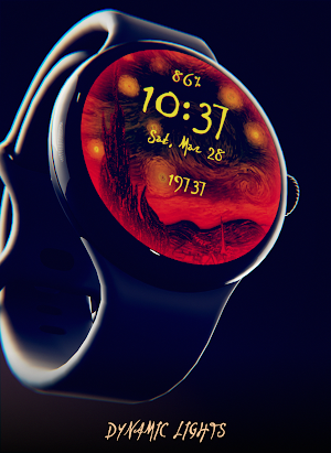 Starry Night Depth Watch Face Screenshot 3