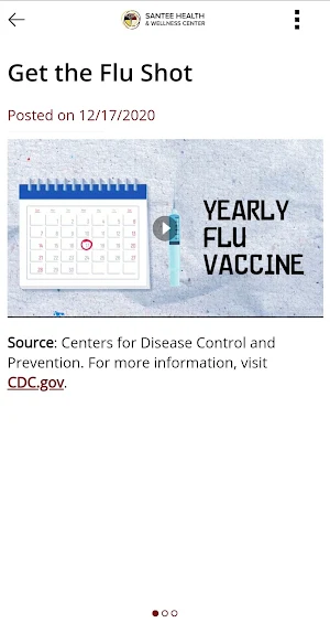 Santee Health/Wellness Center Screenshot 2
