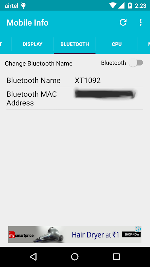 Mobile Information Screenshot 3