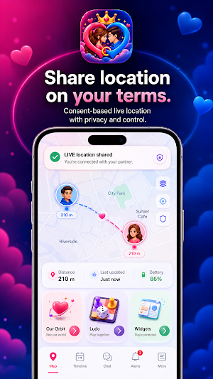 True-Blue: Couples App Screenshot 0