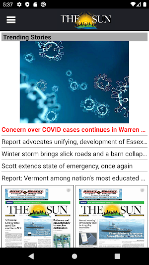 Sun Community News & Printing Screenshot 0