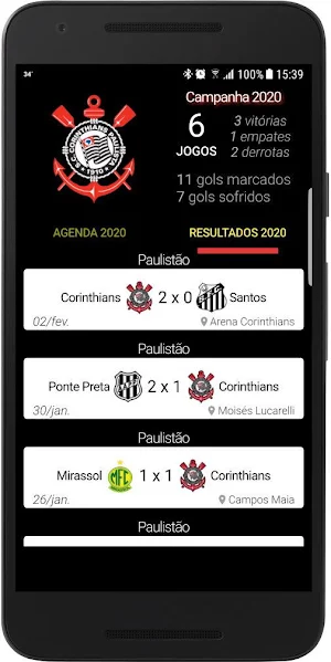 Agenda do Timão Screenshot 3