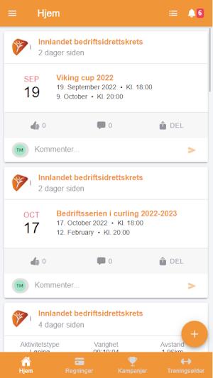 Bedriftsidretten Screenshot 0